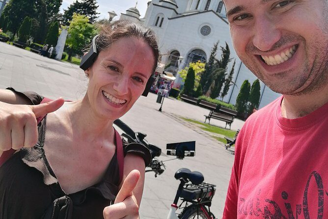 Belgrade E-Bike Tour: Power Glide! - Trg Slavija: the square you can read like a map