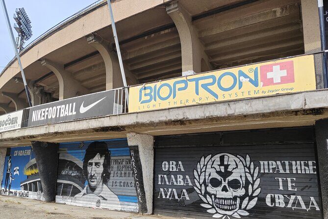 E-Scooter Belgrade Hooligans Tour - Red Star Belgrade (Marakana): same city, different football language