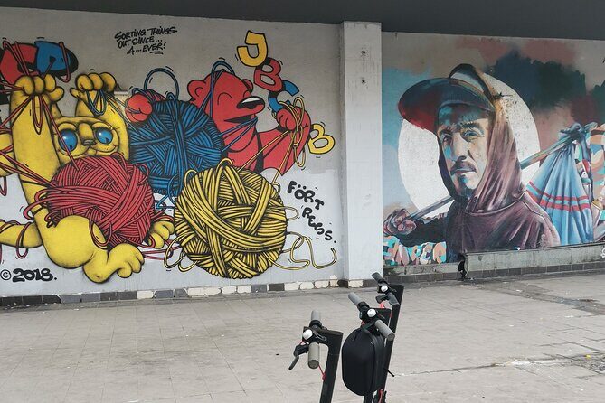 E-Scooter Street Art Tour - Savamala: older buildings, graffiti, and the clubbing district feel